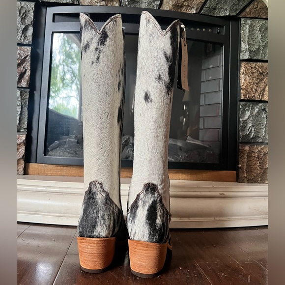 Liberty Black Cowhide Boots - Picture 4 of 8